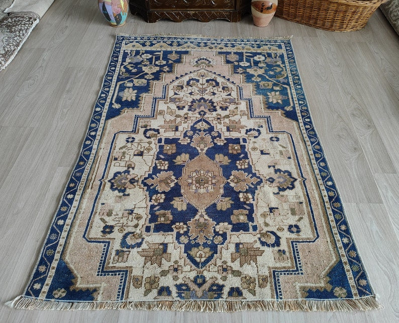 Classic Persian Modern Designer Soft Oushak Wool Area Rug