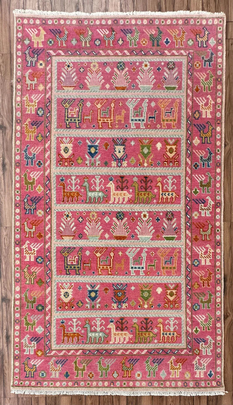 HEARTHSTONE VALE Hand Knotted Oushak Wool Area Rug