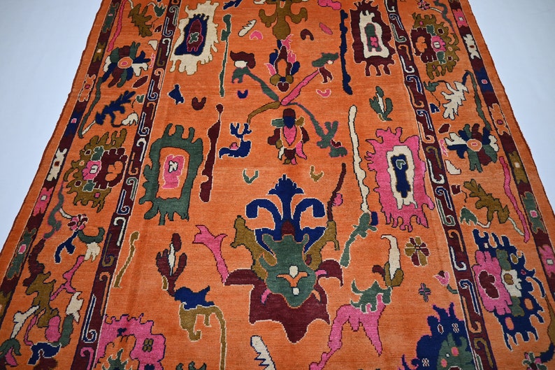 The Montclair Vintage Oushak Rug