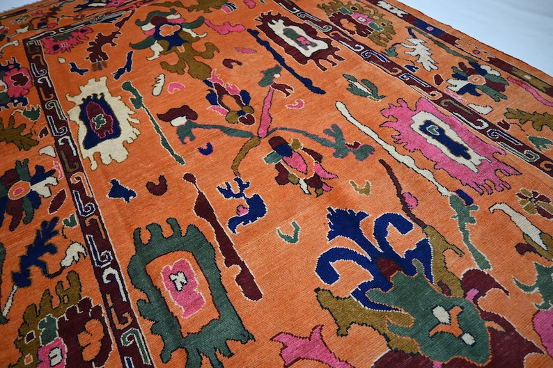 The Montclair Vintage Oushak Rug