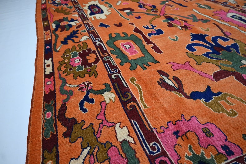 The Montclair Vintage Oushak Rug