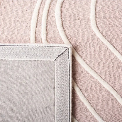 Light Pink Color Hand Tufted Carpet for living room (MD011)