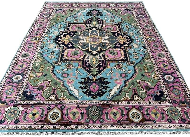 The MIRABEL Hand-Knotted Oushak Rug
