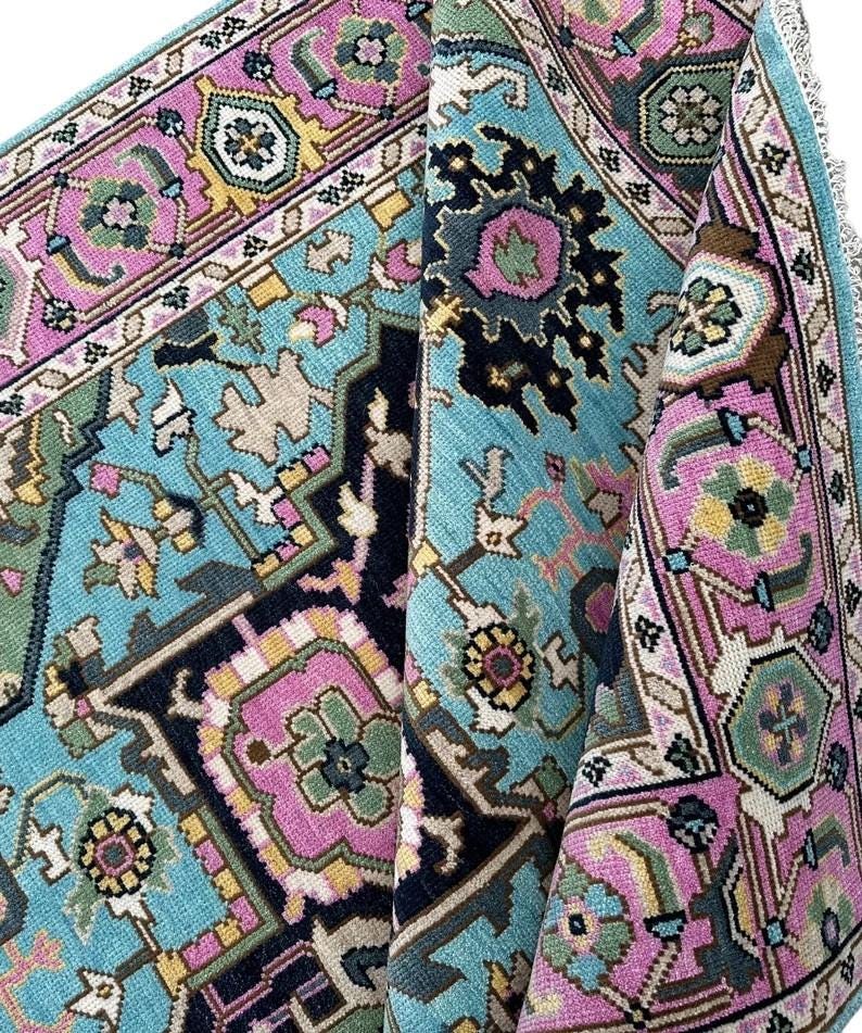 The MIRABEL Hand-Knotted Oushak Rug