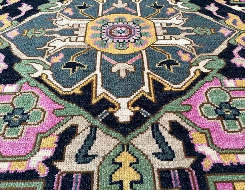 The MIRABEL Hand-Knotted Oushak Rug
