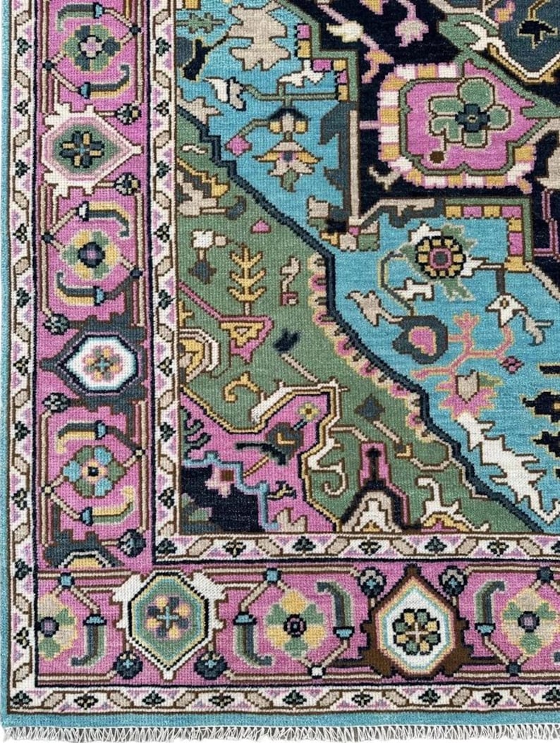 The MIRABEL Hand-Knotted Oushak Rug