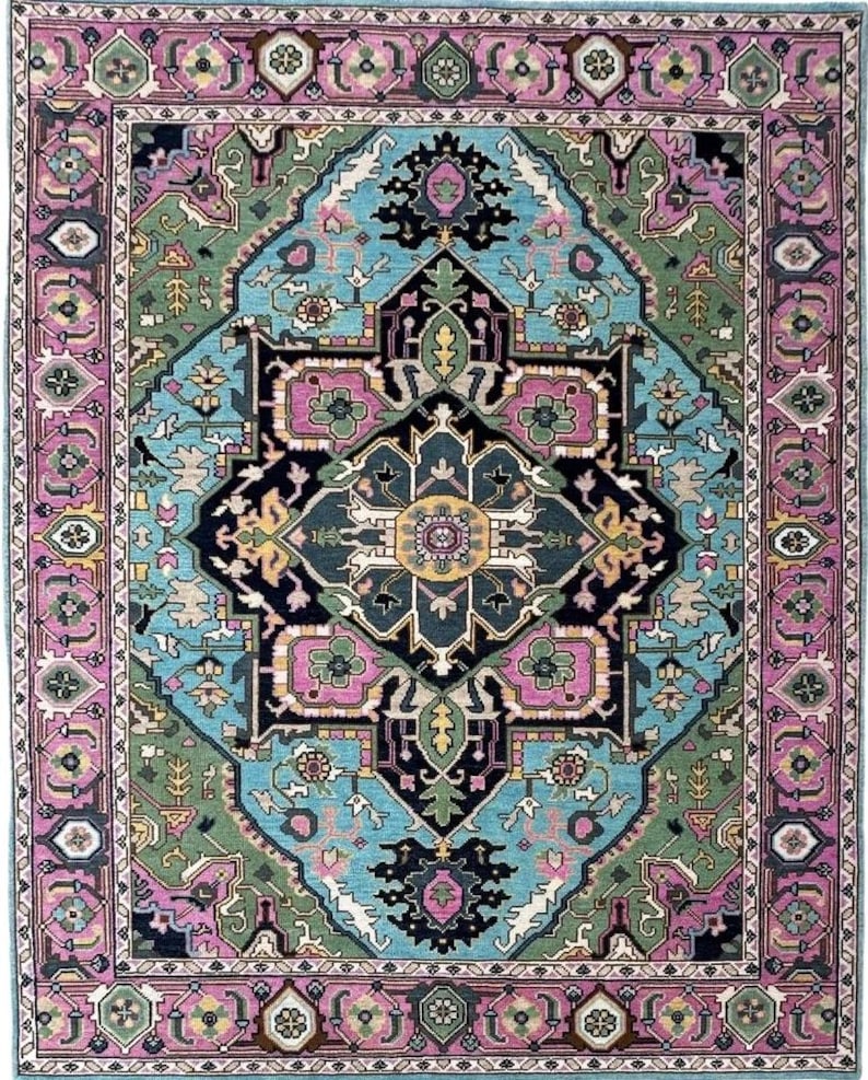 The MIRABEL Hand-Knotted Oushak Rug