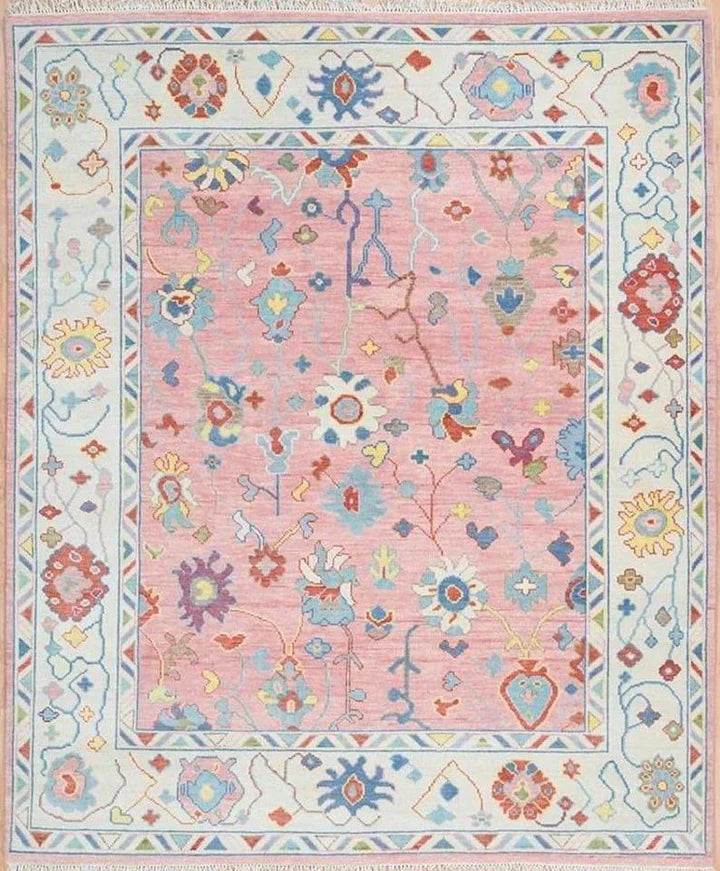 SOLENNE Hand-Knotted Oushak Wool Rug