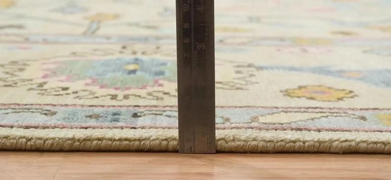 Sand Oushak Rug - Hand-Knotted Wool Turkish Rug