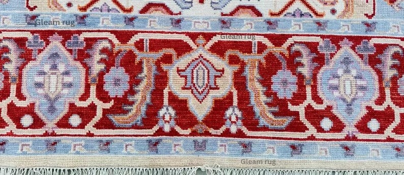 Pomegranate Fade Turkish Oushak Rug