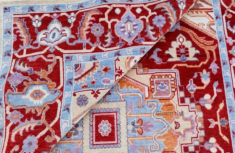 Pomegranate Fade Turkish Oushak Rug