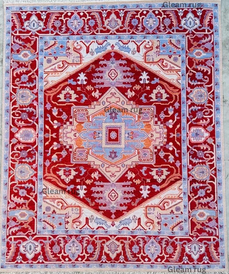 Pomegranate Fade Turkish Oushak Rug
