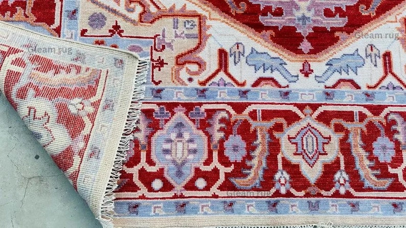 Pomegranate Fade Turkish Oushak Rug