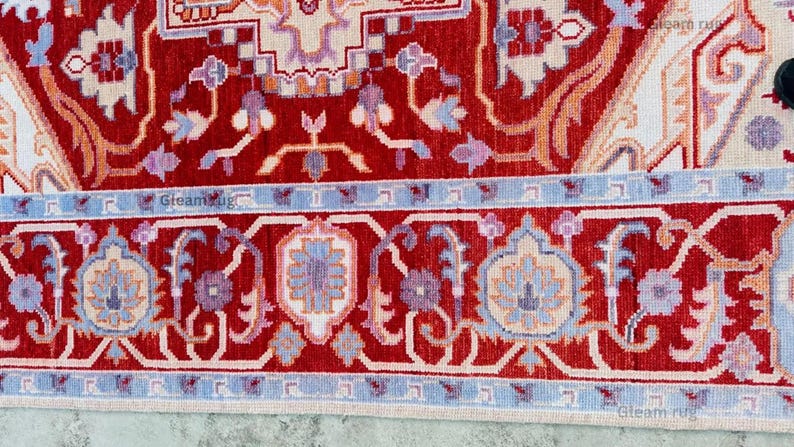 Pomegranate Fade Turkish Oushak Rug