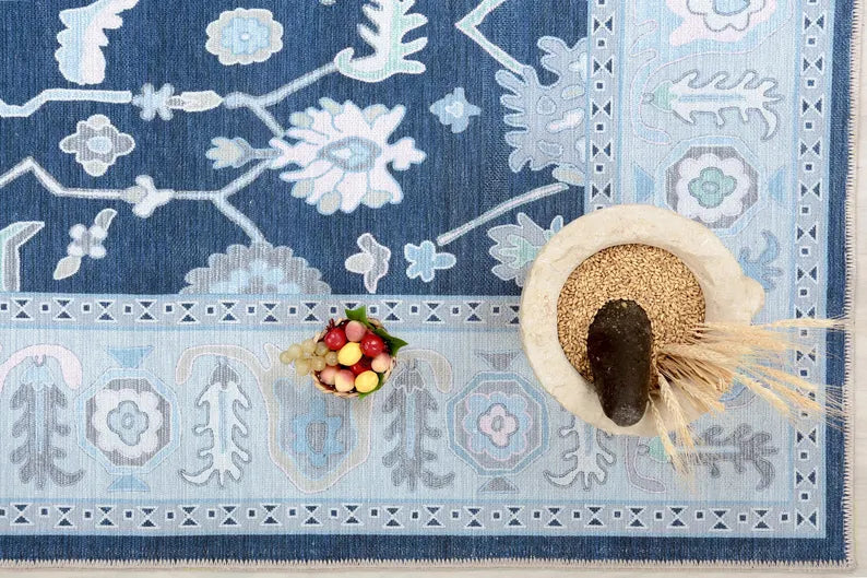 NOBLECREST Oushak Wool Area Rug
