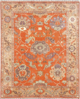 Hollingsworth Hand knotted Peach Oushak Rug