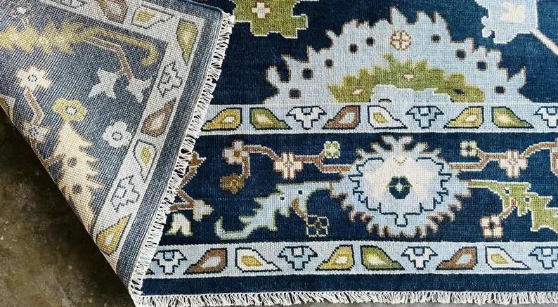 DUNMORE Hand Knotted Oushak Area Rug