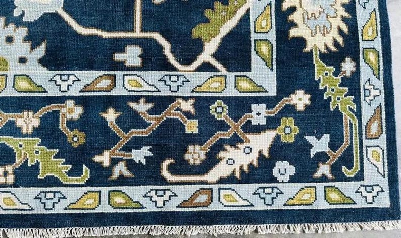DUNMORE Hand Knotted Oushak Area Rug