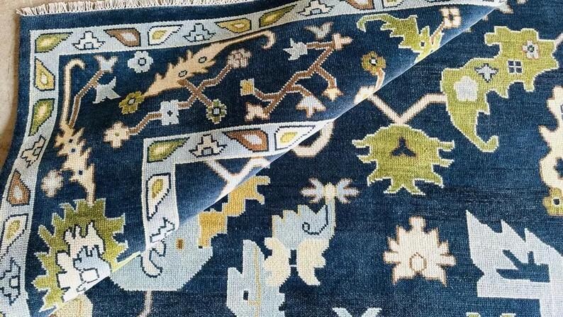 DUNMORE Hand Knotted Oushak Area Rug