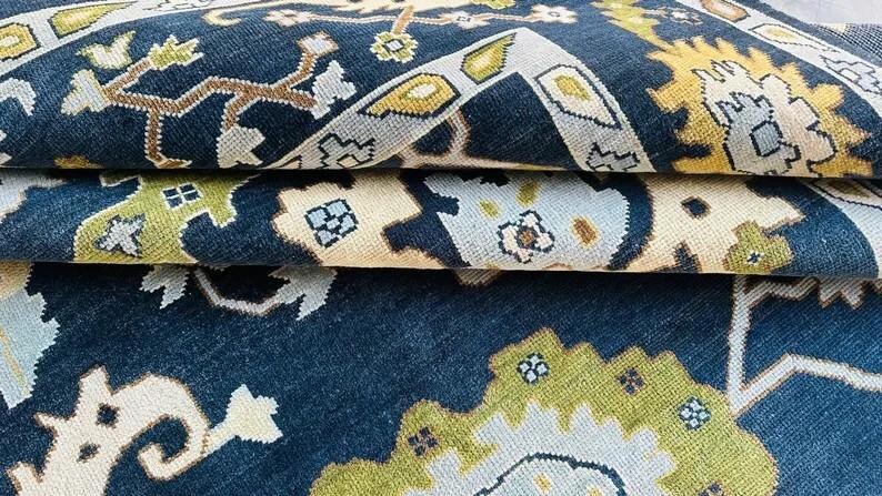 DUNMORE Hand Knotted Oushak Area Rug