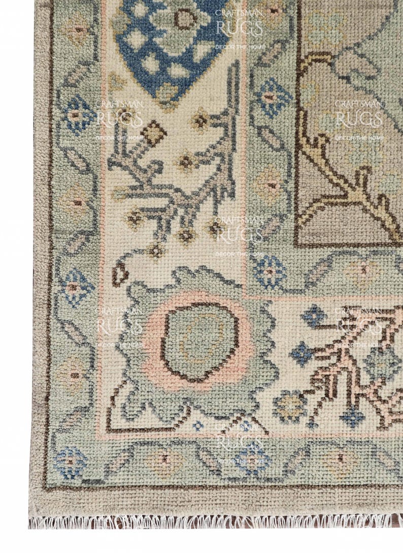 Marwood Vale Elegant Oushak Wool Area Rug