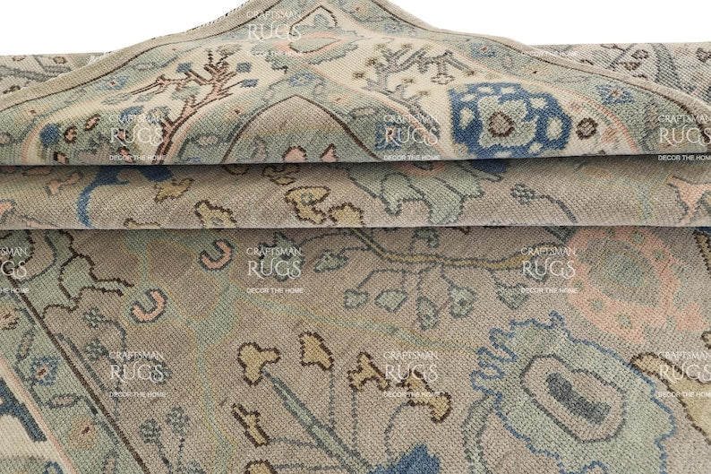 Marwood Vale Elegant Oushak Wool Area Rug