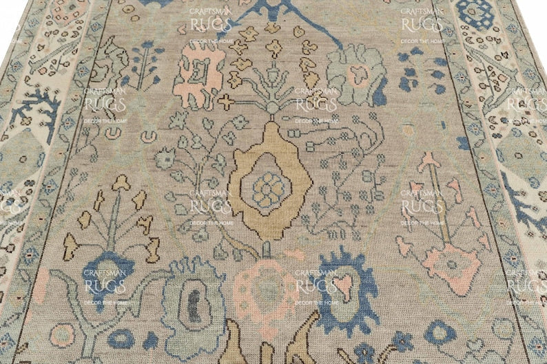 Marwood Vale Elegant Oushak Wool Area Rug