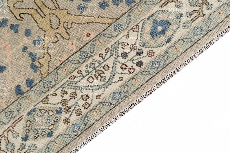 Marwood Vale Elegant Oushak Wool Area Rug
