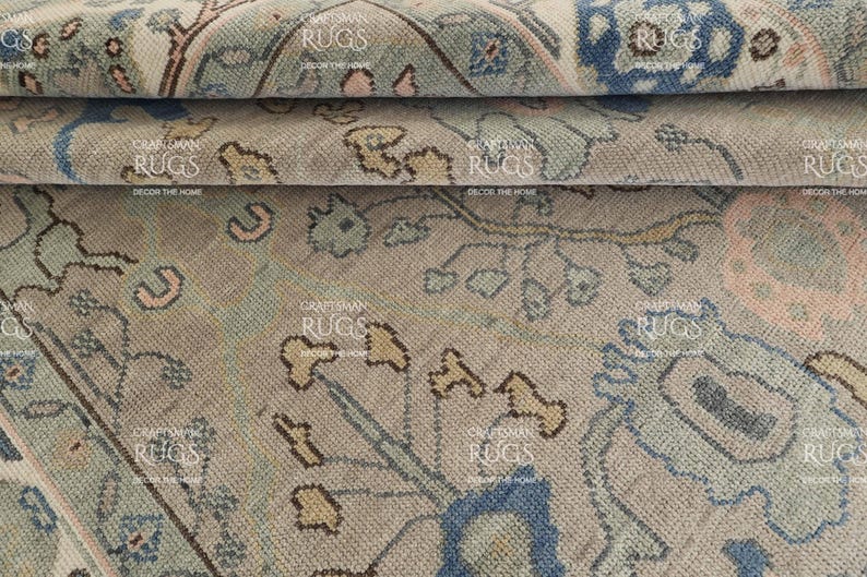 Marwood Vale Elegant Oushak Wool Area Rug