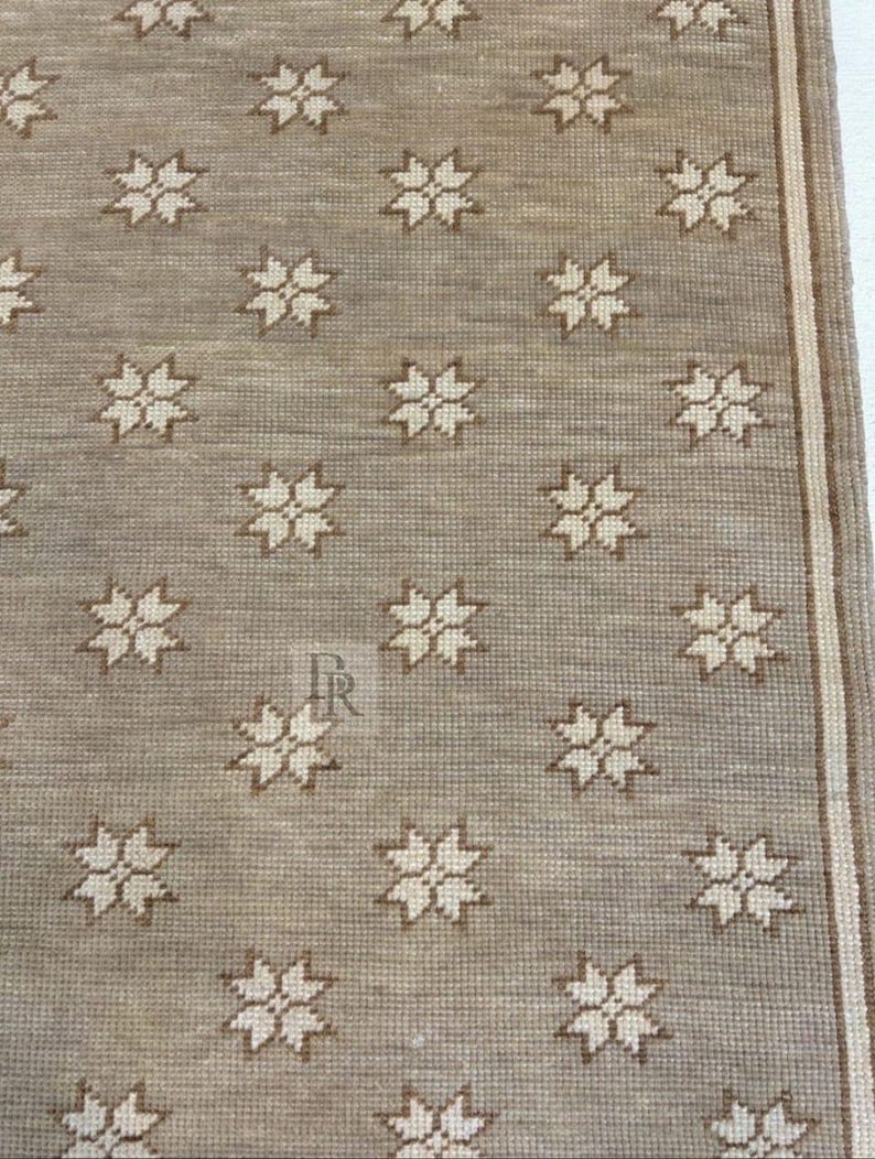 Golden Linen Modern Oushak Rug