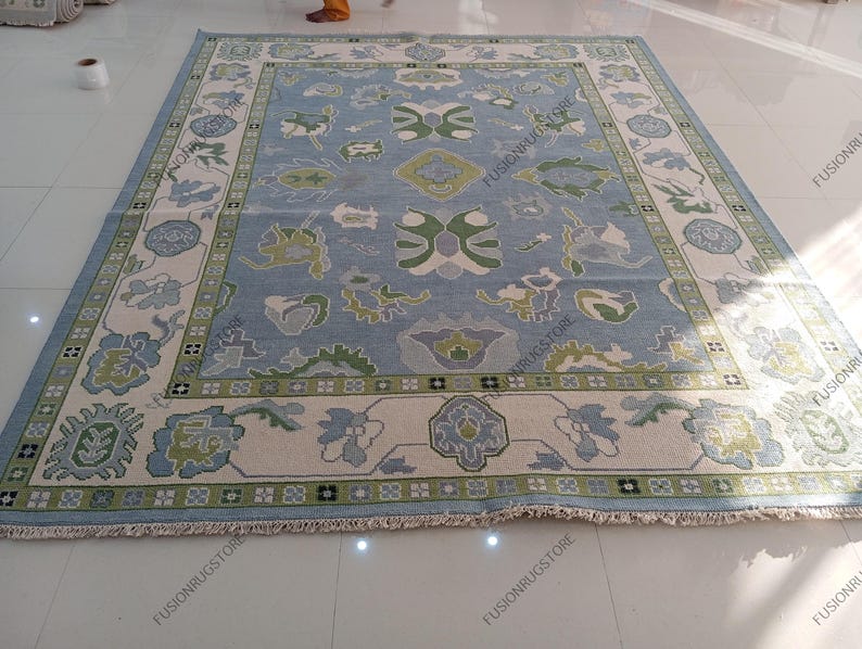 Virelle Hand Knotted Turkish Oushak Rug