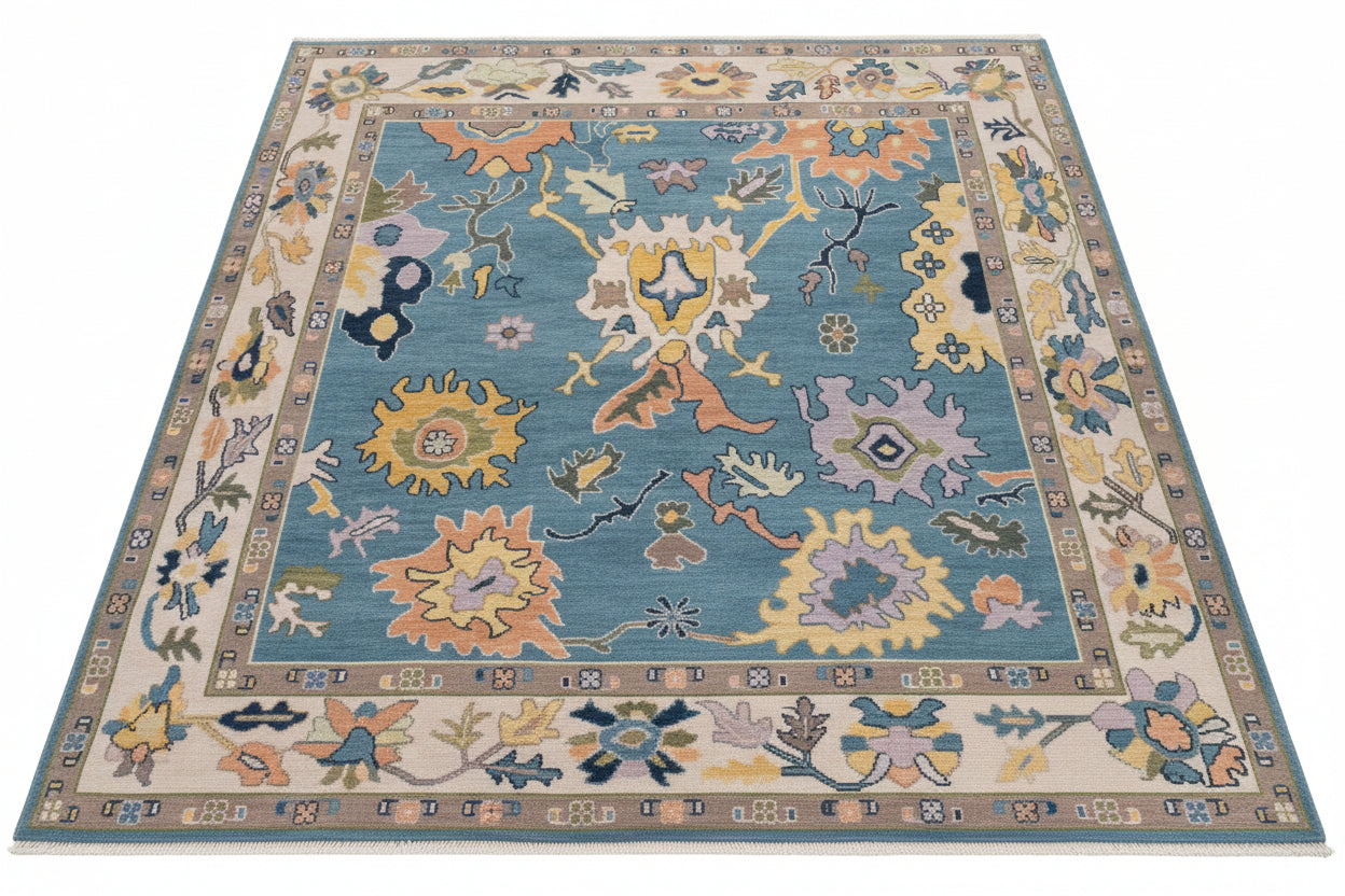 BELGRAVE Turkish Knot Vintage Design Rug