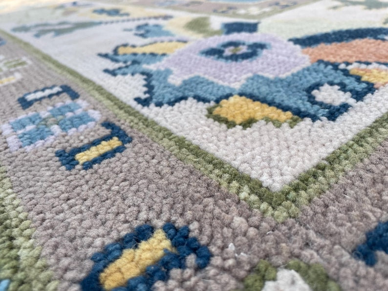 BELGRAVE Turkish Knot Vintage Design Rug