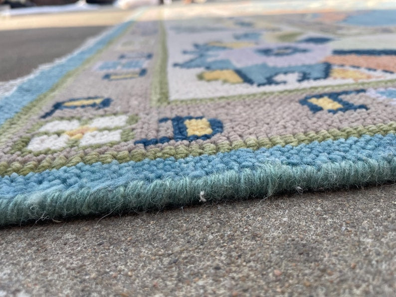 BELGRAVE Turkish Knot Vintage Design Rug