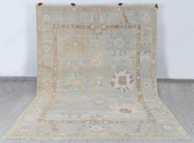 The Iskira Hand Knotted Wool Oushak Rug