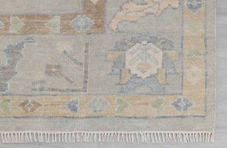 The Iskira Hand Knotted Wool Oushak Rug