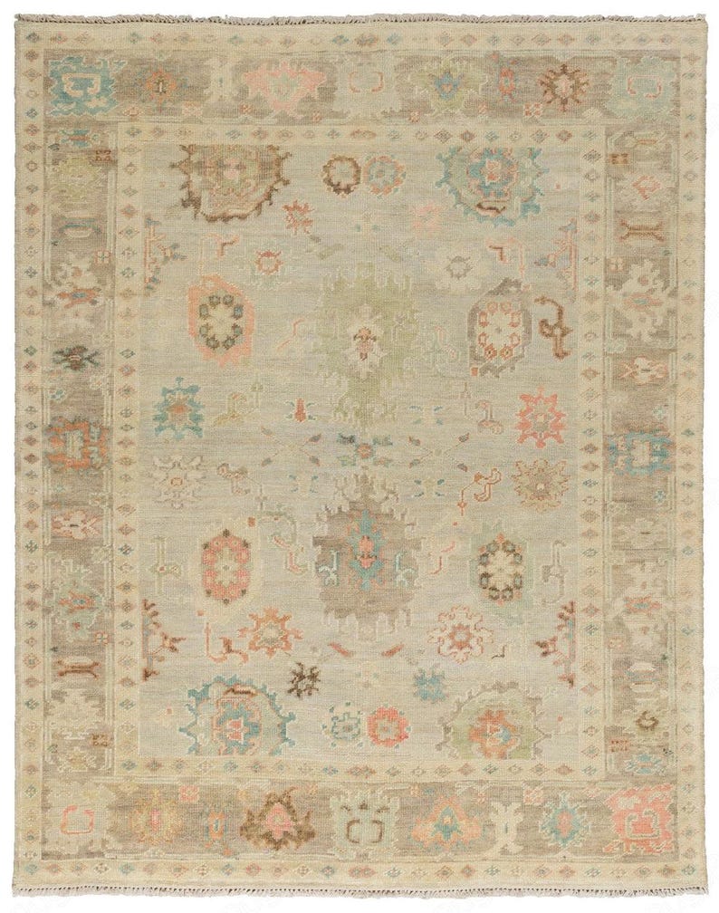 The Alaric Hand Knotted Turkish Oushak Rug