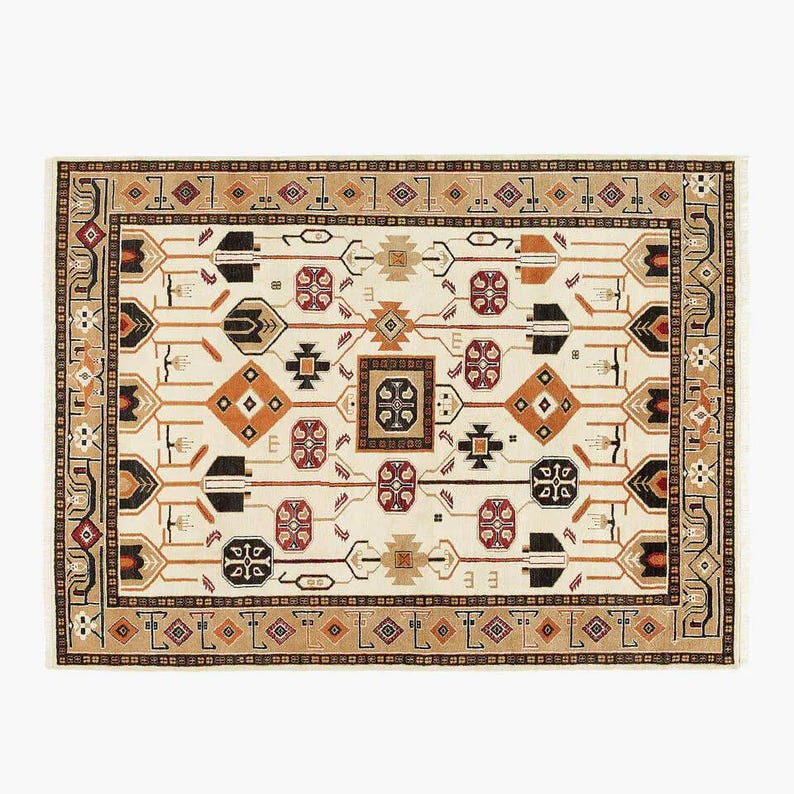 Brindlewood Hand Knotted Tribal Oushak Rug