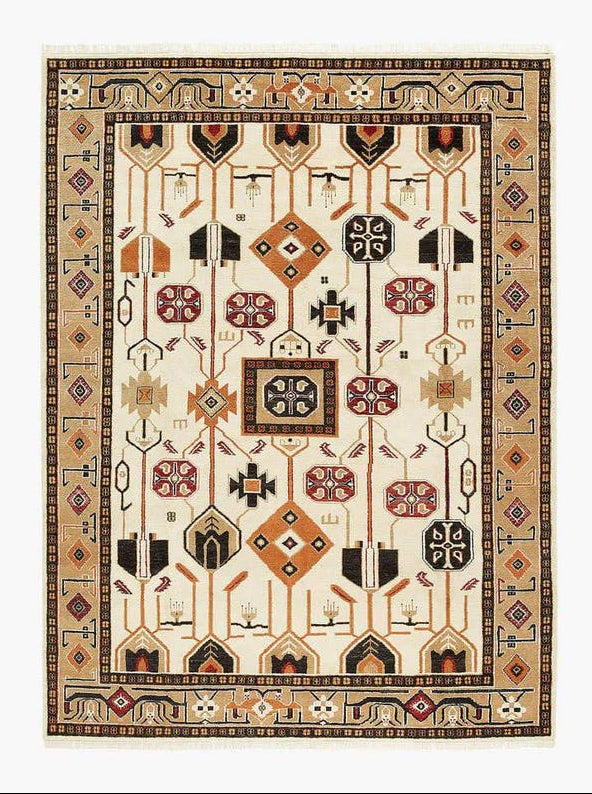 Brindlewood Hand Knotted Tribal Oushak Rug