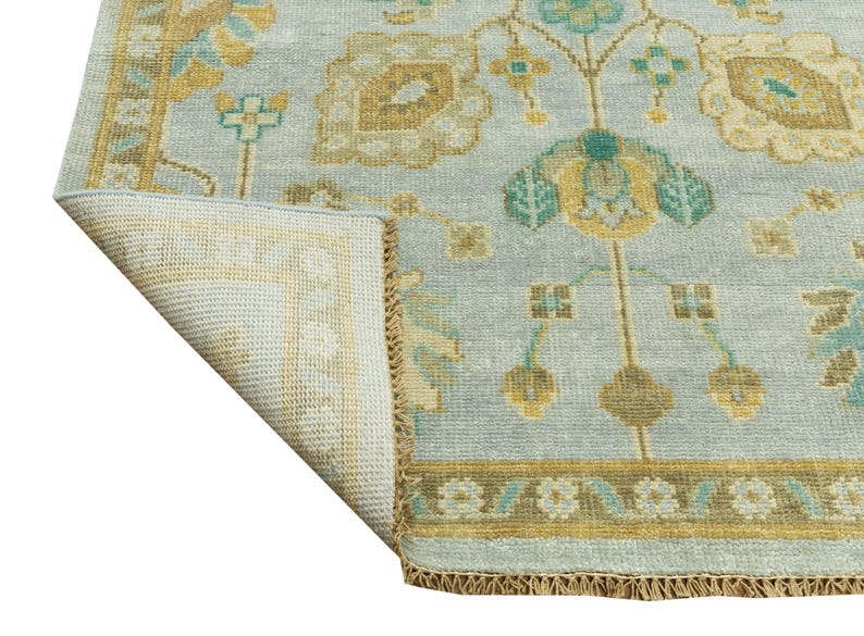 Elmstead Vale Hand Knotted Oushak Rug