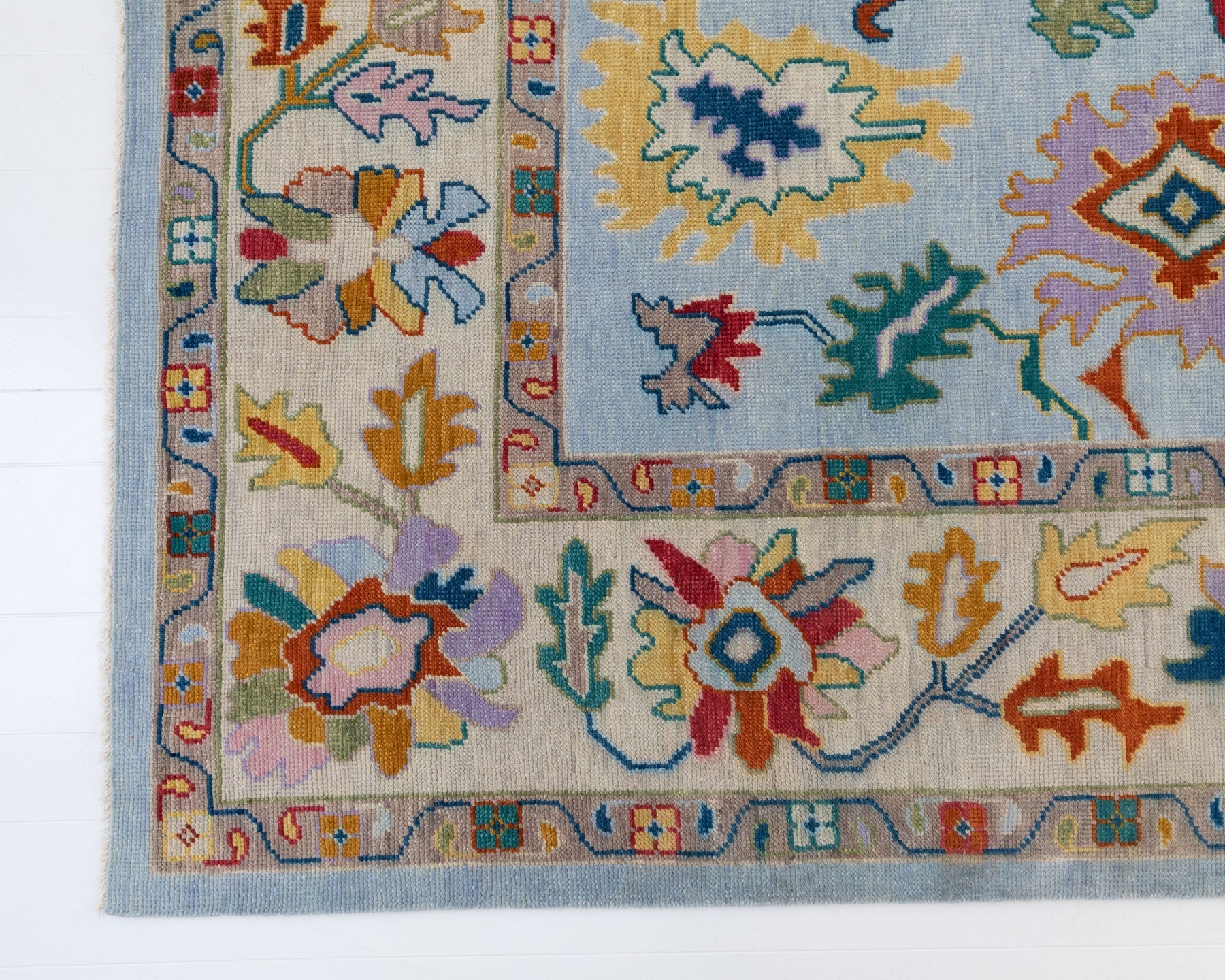 AGATHA  Hand Knotted Oushak Area Rug