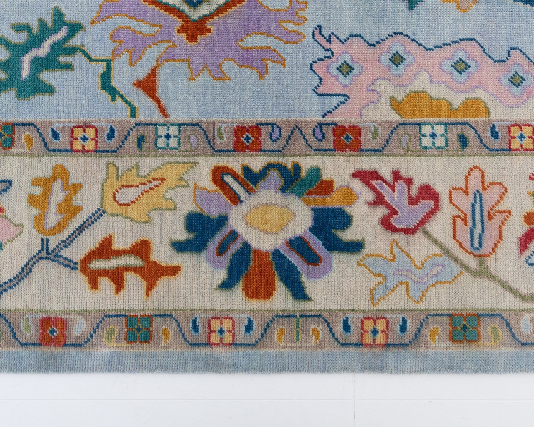 AGATHA  Hand Knotted Oushak Area Rug