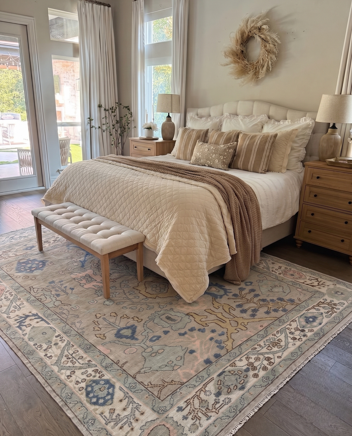 Marwood Vale Elegant Oushak Wool Area Rug