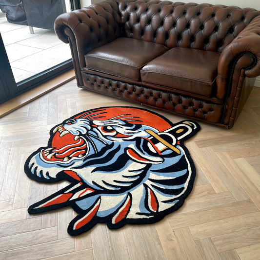 Bledding Tiger  Exo Rug