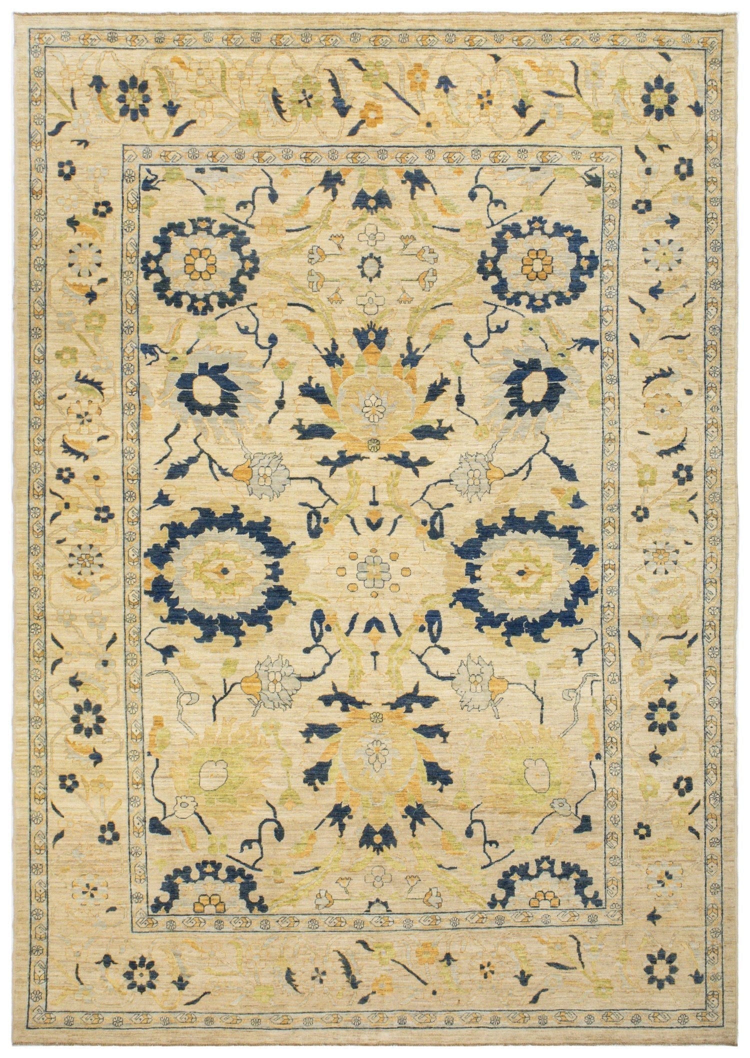 The Quietude Handwoven Traditional Oushak Rug