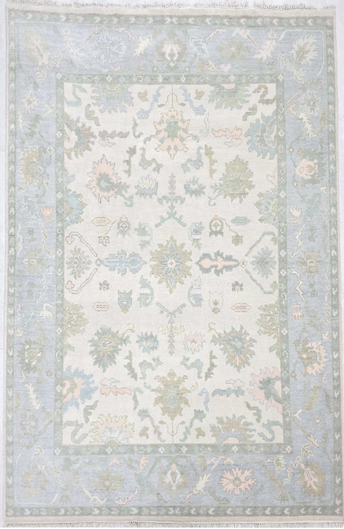 VEYA Oushak Style Hand Knotted Rug