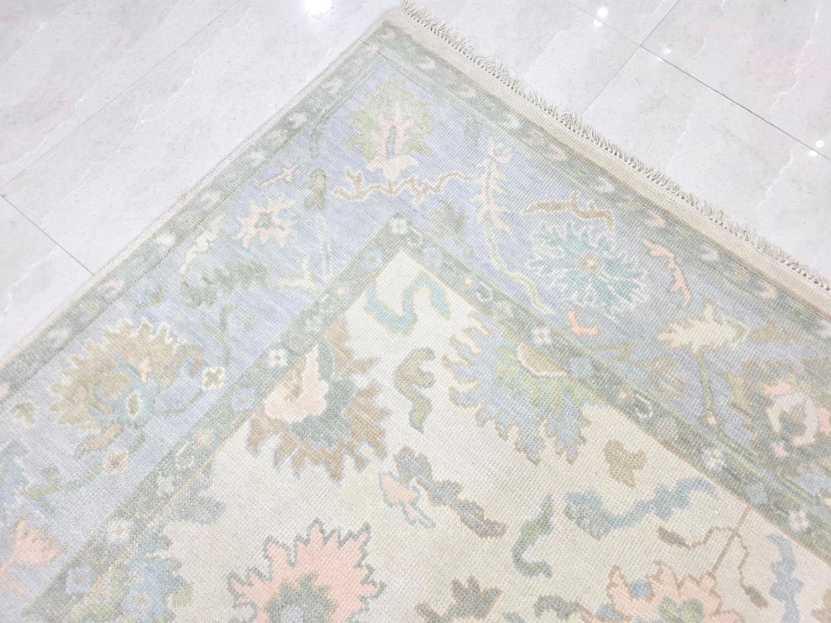 VEYA Oushak Style Hand Knotted Rug