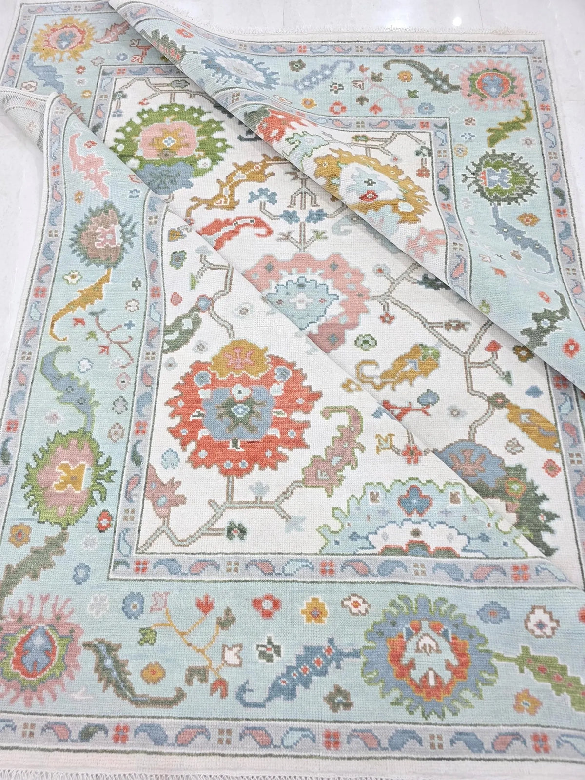 RIVA Oushak Style Hand Knotted Rug