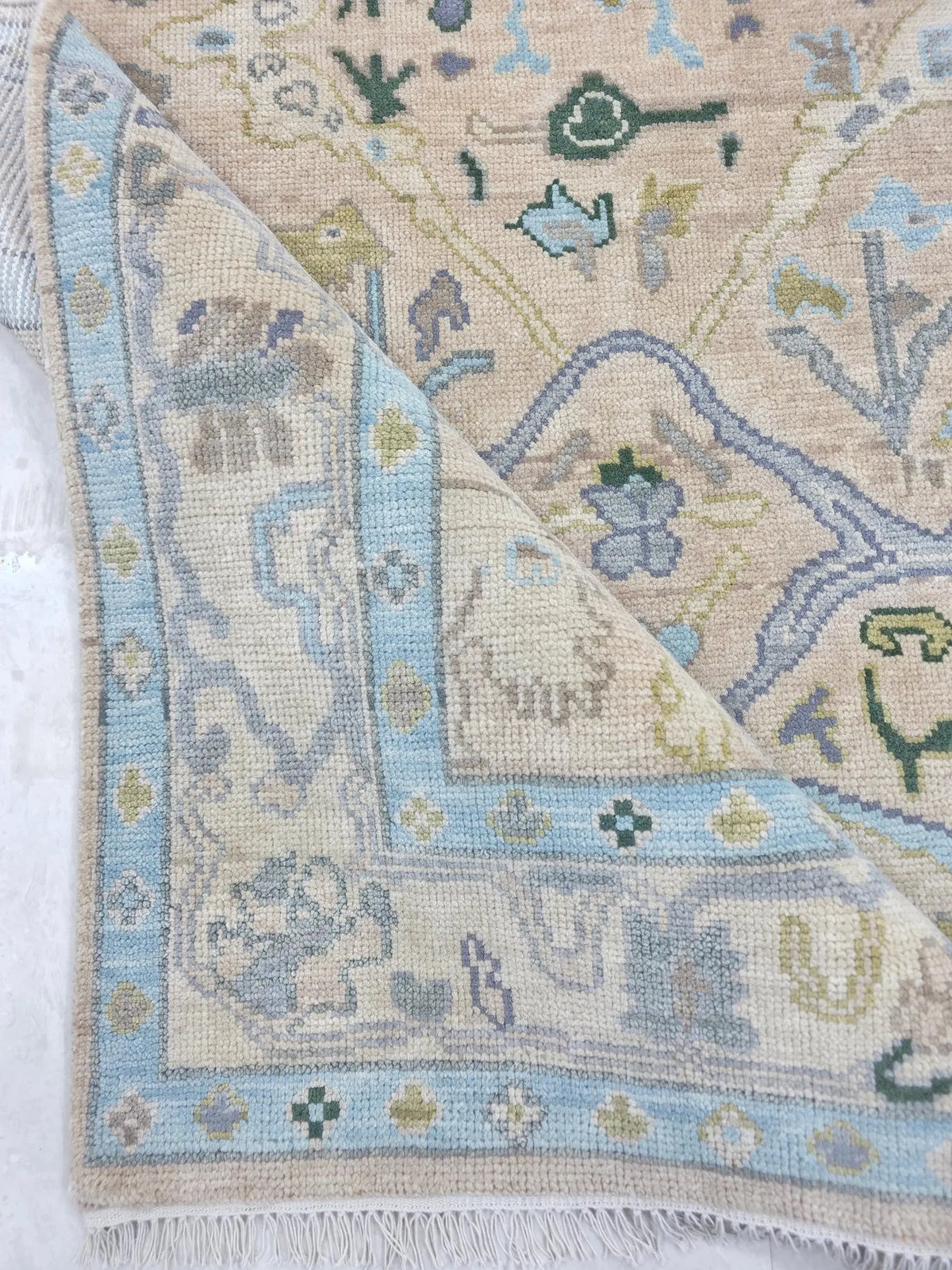 OPULENCE Oushak Style Hand Knotted Rug