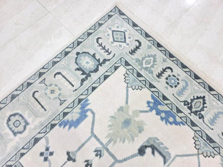 MOONSTONE Oushak Style Hand Knotted Rug